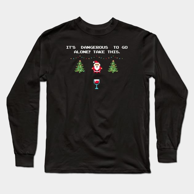 Dangerous Christmas Long Sleeve T-Shirt by katiestack.art